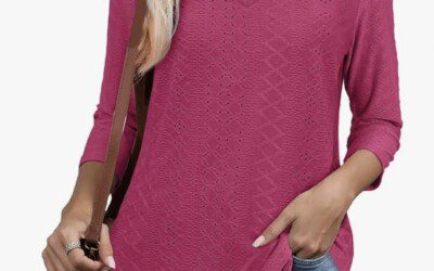 3/4 Length Sleeve Top – $4.49 shipped! {Sizes S-XXL}